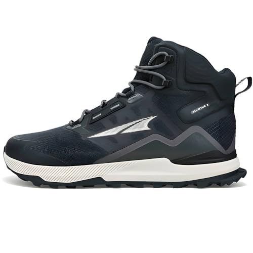 ALTRA Men's Lone Peak All-WTHR Mid 2 Trail Running Shoe, Black, 12