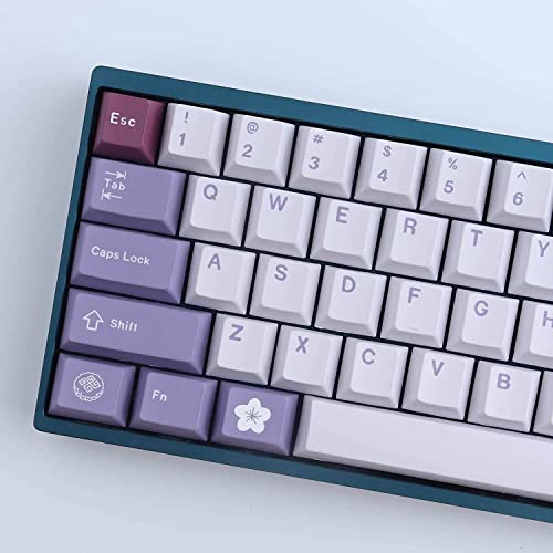 Jomkiz Pbt Keycaps, Cherry Profile Keycaps 134 Keys Rabbit Dye Sublimation With 7U Spacebar Japanese Keycap Set For Cherry Mx Switches Us Layout Mechanical Keyboards #TOP7