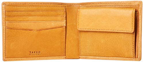 Takeo Kikuchi Claude 101625 Men's Wallet, Camel - Image 5