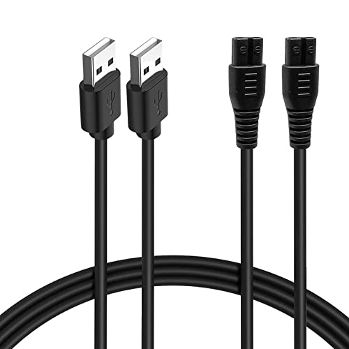 Proate Charger Cord for Meridian Shaver Charger,Replacement Charger for Meridian Trimmer 5V Grooming Meridian Charger Cord(Meridian2)