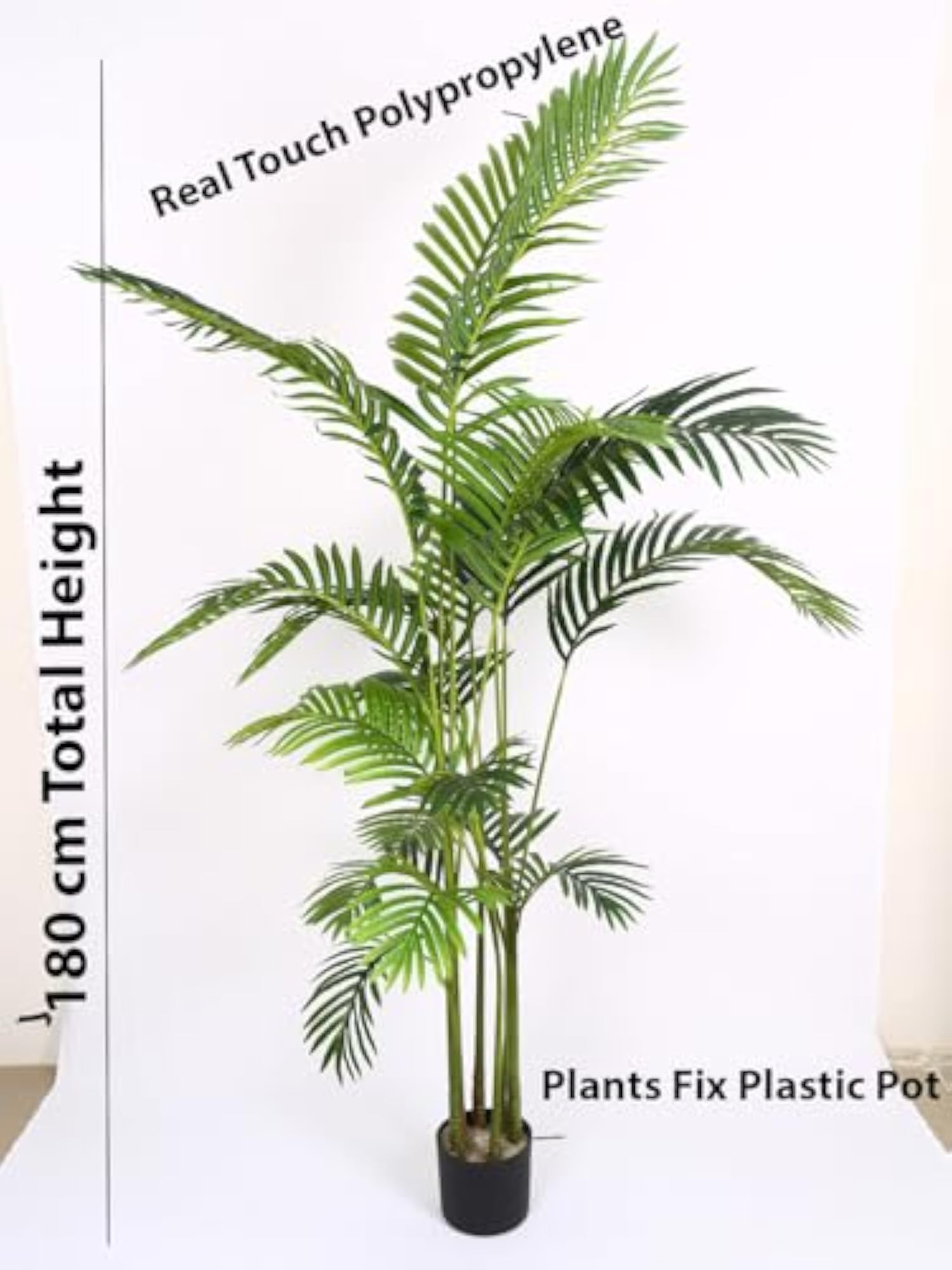 Artificial Date Areca Palm Plants with Pot for Decor