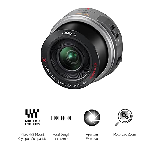 Panasonic 14 - 42 mm / F 3,5 - 5,6 G X VARIO PZ HS-PS 14042 E-S 14 mm-Objektiv ( Micro Four Thirds-Anschluss,Autofocus,Bildstabilisator ) Panasonic 14 - 42 mm / F 3,5 - 5,6 G X VARIO PZ HS-PS 14042 E-S 14 mm-Objektiv ( Micro Four Thirds-Anschluss,Autofocus,Bildstabilisator )