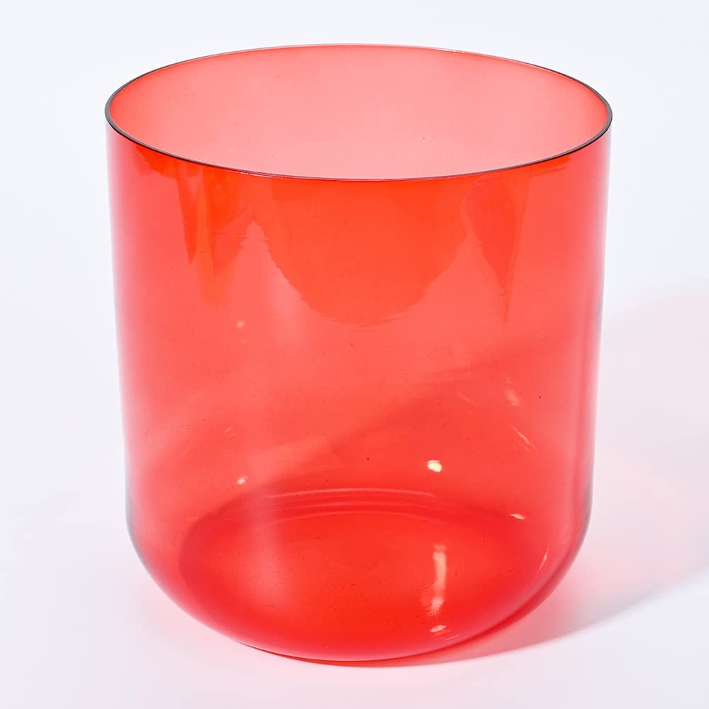KFHDSAS 6 Inch Quartz Crystal Singing Bowl, For Sound Healing And Meditation, Balancing Body Chakra, Calm Mind And Ease Soul(432Hz,C Tone)