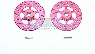 Aluminum +1mm Hex With Brake Disk For 1/10 Traxxas Ford GT 4-Tec 2.0 83056-4/4-Tec 3.0 93054-4 - 1Pr Set Red
