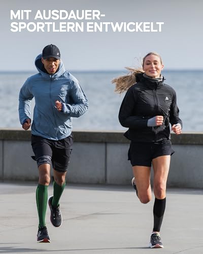 Windbreaker Herren von Danish Endurance – Kapuzenjacke in Schwarz