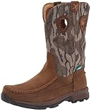 Twisted X Men's Mossy Oak 11' Pull-On Hiker Boot - WP, Distressed Saddle/Camo, 10.5(M)