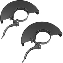 2pcs Black Cutting Machine Base Angle Grinder Guard Replacement Metal Wheel Guard Safety Protection Cover For 125 115 Angle Grinder Grinding Wheel Guard Inner Hole 42mm