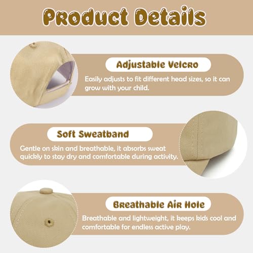 Image of Personalized Baby Infant Baseball Cap Custom Boys Girls Embroidered Sun Hat Custom Trucker Hats for Toddler Kids