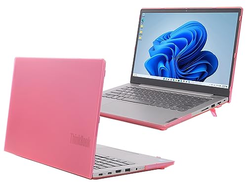 mCover ケース 2021~2023年 14インチ Lenovo ThinkBook 14 G2 / G3 / G4 / G5 シリーズノートブックPC (他のLenovoモデルには対応していません) - ピンク