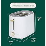 Café Express Finish 2-Slice Toaster with Wide Slots, Bagel Mode - Image 3