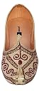 DEEUCO Men's Traditional Golden and Maroon Wedding and Sherwani Jutti,Mojari (11) gallery image