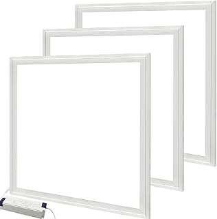 12 Pack 48W LED Recessed Ceiling Flat Square Panel Suspended Ceiling Tile 600 x 600mm Office Lighting