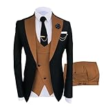 【GRÖSSENAUSWAHL】 Herrenblazer, Slim Fit, bitte überprüfen Sie vor dem Kauf sorgfältig die Größentabelle, damit Sie einen bequemen und gut sitzenden Anzug erhalten