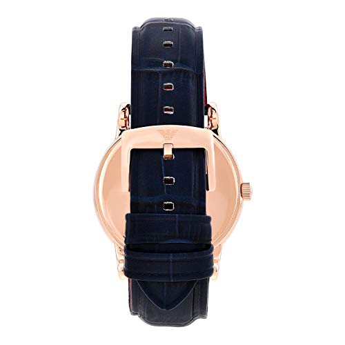 Image of Emporio Armani Men's Three Hand, Automatic or Chronograph Watch with Stainless Steel or Leather Band