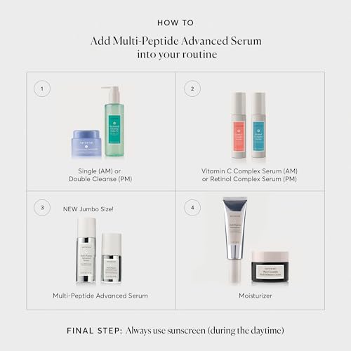 Image of Naturium Multi-Peptide Advanced Serum Jumbo, Firming & Smoothing Face Serum for Fine Lines & Wrinkles with Advanced Multi-Peptide Blend, 2 oz