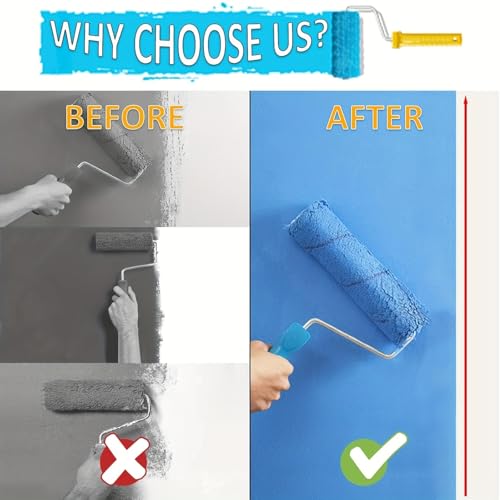 Cobenga 12 Rollen Dekorations-Abdeckband, 24 mm x 50 m selbstklebendes blaues Malerband, blaues Dekorationsband zum Malen und Dekorieren, Innen- und Außenbereich, blau