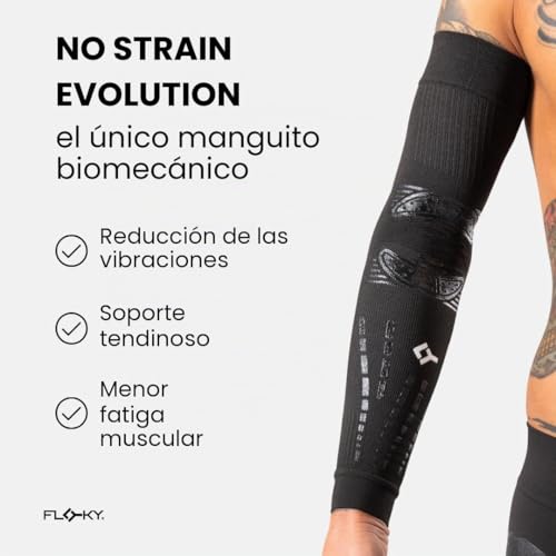 Manguito para codo y antebrazo FLOKY No Strain Evolution manguito de compresión multisport 4