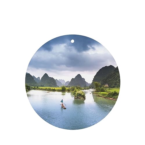 Man On Boat In Lake ԗpF p[\iCYꂽXCX J[A}Zs[^ubg ݂艺F܃J[h [vt 4 ԂƂ̑p