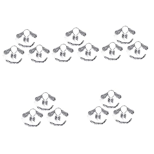 Déguisement Dalmatien 15 ensembles avec oreilles nœud queue chien fête enfants