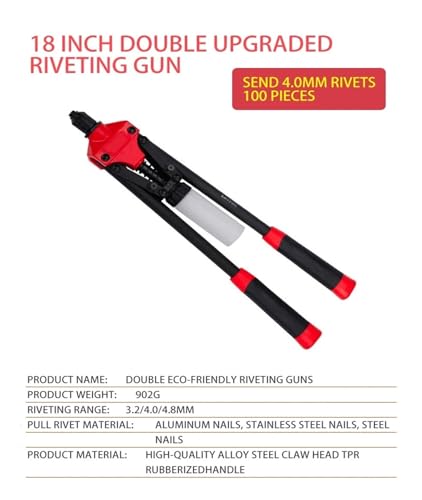 Ensemble de riveteuses robustes en alliage durable pour atelier gris - 3