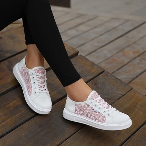 Chaussures de mariage blanches en dentelle légères pour éviter les pieds gonflés - 6