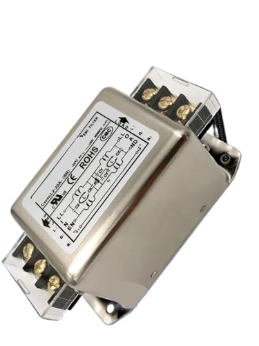 Filtro monofásico 220V CW4EL2 de 20A con bloque de terminales 2