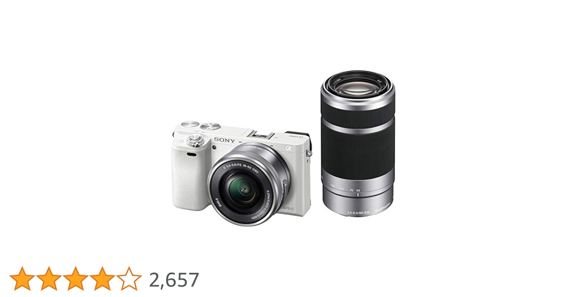 SONY α6000ミラーレスカメラ E PZ 16-50mm Amazon | SONY ミラーレス一眼 α6000 ダブルズームレンズキット