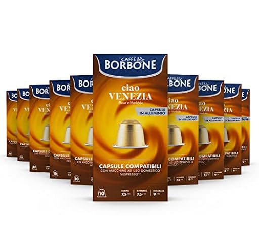 Caffè Borbone Mezcla "Ciao Venezia" - 100 cápsulas - Compatible con Cafeteras de uso domestico Nespresso | Ya disponible en tu tienda friki favorita! En mundofriki.es!