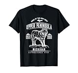 Grey Wolf Michigan Tee - Upper Peninsula T-Shirt