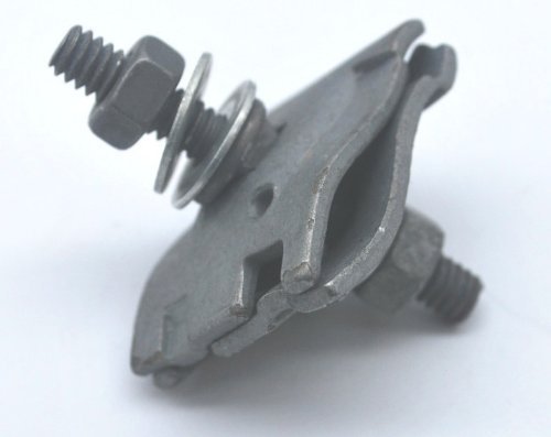 10 Trailer I-Beam Ground Clamp Satellite Catv 10 Awg Galvanized Steel 200-230 #TOP1