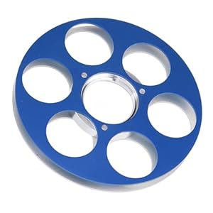 Generic Bandspule Aluminium 6-Loch Blau