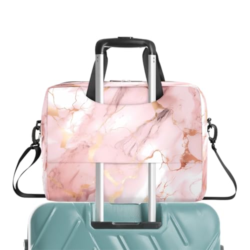 Bolso para laptop rosa dorado de 16 pulgadas, diseño delgado para negocios miniatura 7