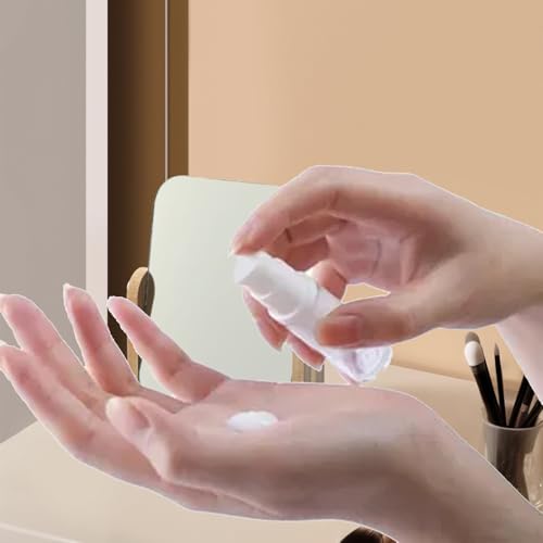 6 Stück Airless Pumpspender,Pumpflasche Klein Leer,Creme Spender Pumpflasche,Flüssigkeiten Dispenser,Reiseset Spenderflasche,Cremespender Reiseflaschen Befüllen Flaschen für Kosmetische (10ml,15ml)