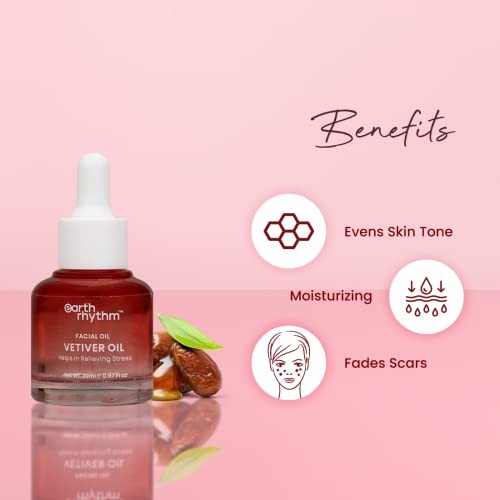 Earth Rhythm Vetiver Face Oil, 20 ml (Pack of 1) - Image 4
