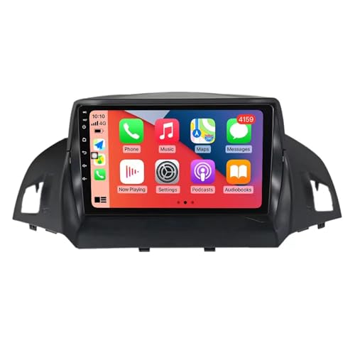 GeRRiT Radio de Coche con GPS Android 10.0, para F-ORD KU-ga 2012-2019 Unidad de navegación Principal MP5 Reproductor Multimedia Receptor de Video con 4G / 5G DSP RDS FM Mirror Link,7862:6+128gb