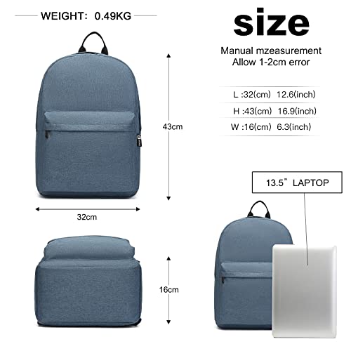 Kono Backpack School Bag for Girls Boys Teenage College Students Rucksack for Men Women Large and Lightweight Travel Backpack 22L - Image 4