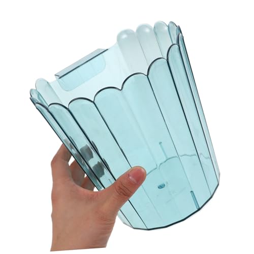 Caneca de basura colgante para puerta de gabinete azul miniatura 4
