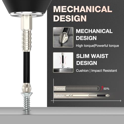 Image of MagFixer High-Magnetic Screwdriver Drill Bit Set, 2025 New k5 Impact Resistant Non Slip Bit, Anti Slip Screwdriver Bits for Dry Wall, Sheetrock (6pc)