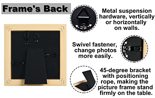 Core Art 4X4 Picture Frames, Orange Photo Frames Set Of 2, Square Colorful Frame With Hd Plexiglass, Wall Or Tabletop Display #TOP4