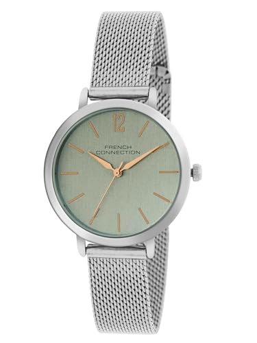 Image of French Connection Green Dial Color Watch for Women - FCN051B
