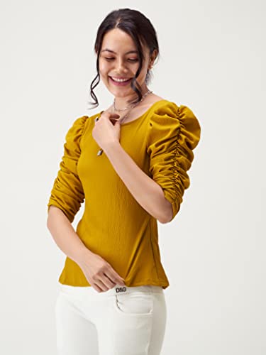 Image of AASK Casual Solid Women Top