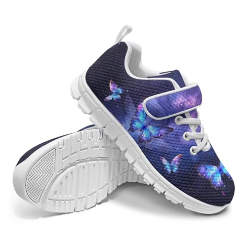Doojoayie Little Girls Tennis Shoes for School Student Slip On Sneakers Breathable4