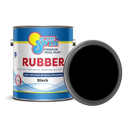 In The Swim Synthetic Rubber-Base Pool Paint - Black 1 Gallon