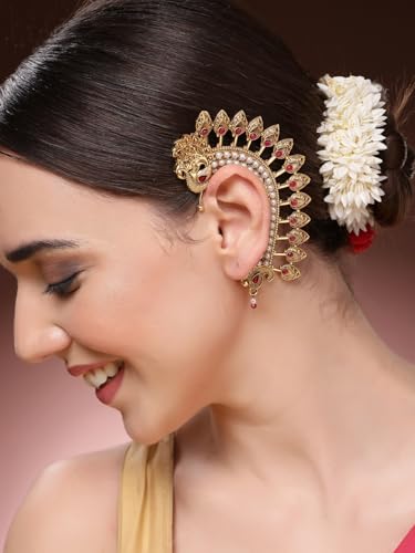 Image of Shining Diva Fashion Stylish Traditional Fancy Ear Cuff Earrings For Women and Girls