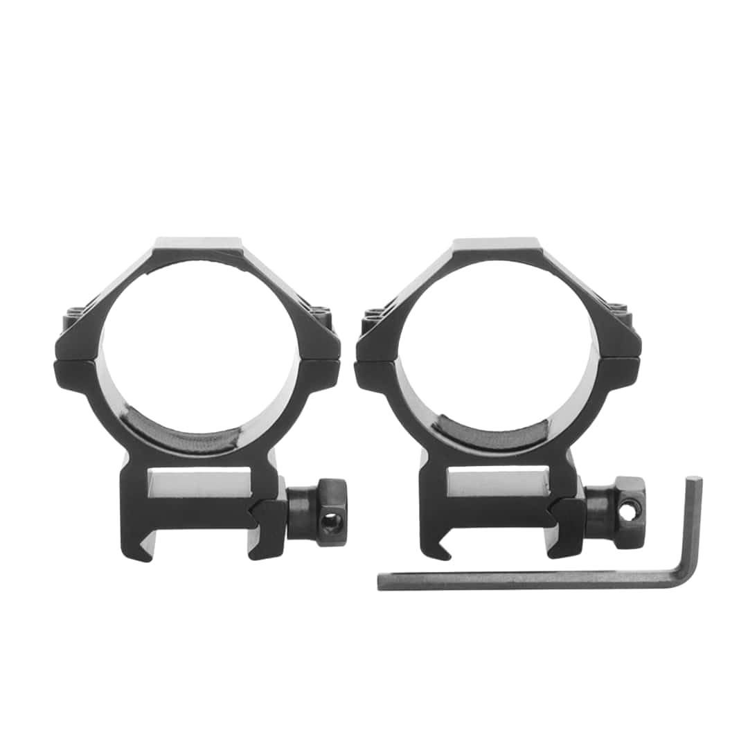 Coppia di anelli per montaggio mirino ottico 35MM, supporto mirino ottico, base doppia chiodata piano, binario guida 21MM P/W