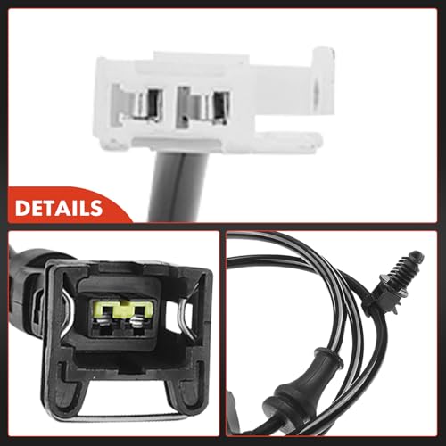 Frankberg 2x ABS Sensor 2-Polig Hinterachse Kompatibel mit i10 PA 1.0L 1.1L 1.2L 2008-2013 Replace# 919200X100