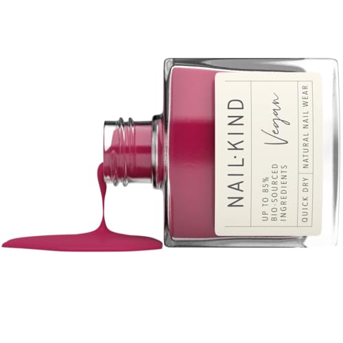 Dark Purple Nail Polish Plum Passion 8ml Vegan Nail Varnish – Quick Drying Long Lasting Chip Resistant Manicure, Low Chemical Formula, PETA & Halal Certified, High Shine Finish, NailKind - Image 6