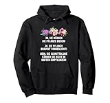 Floristik Spruch Blumenverkäufer Blumenfreund für Florist Pullover Hoodie