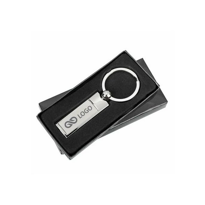WPRO Hochwertige Metall-Schlüsselanhänger – personalisierbar mit Gravur, edle Geschenkverpackung, stilvolles Accessoire & individuelles Geschenk