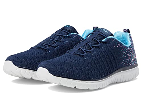Image of Skechers Women Virtue Sneakers | Casual, Memory Foam, Machine Washable, Vegan, Engineered Knit